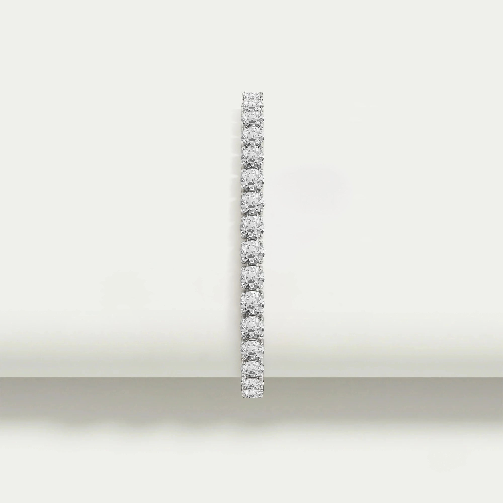 Old European Round Cut Lab Diamond Tennis Bracelet