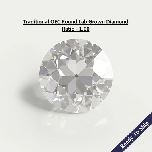 Traditional Old European Round Cut Lab Diamond Loose