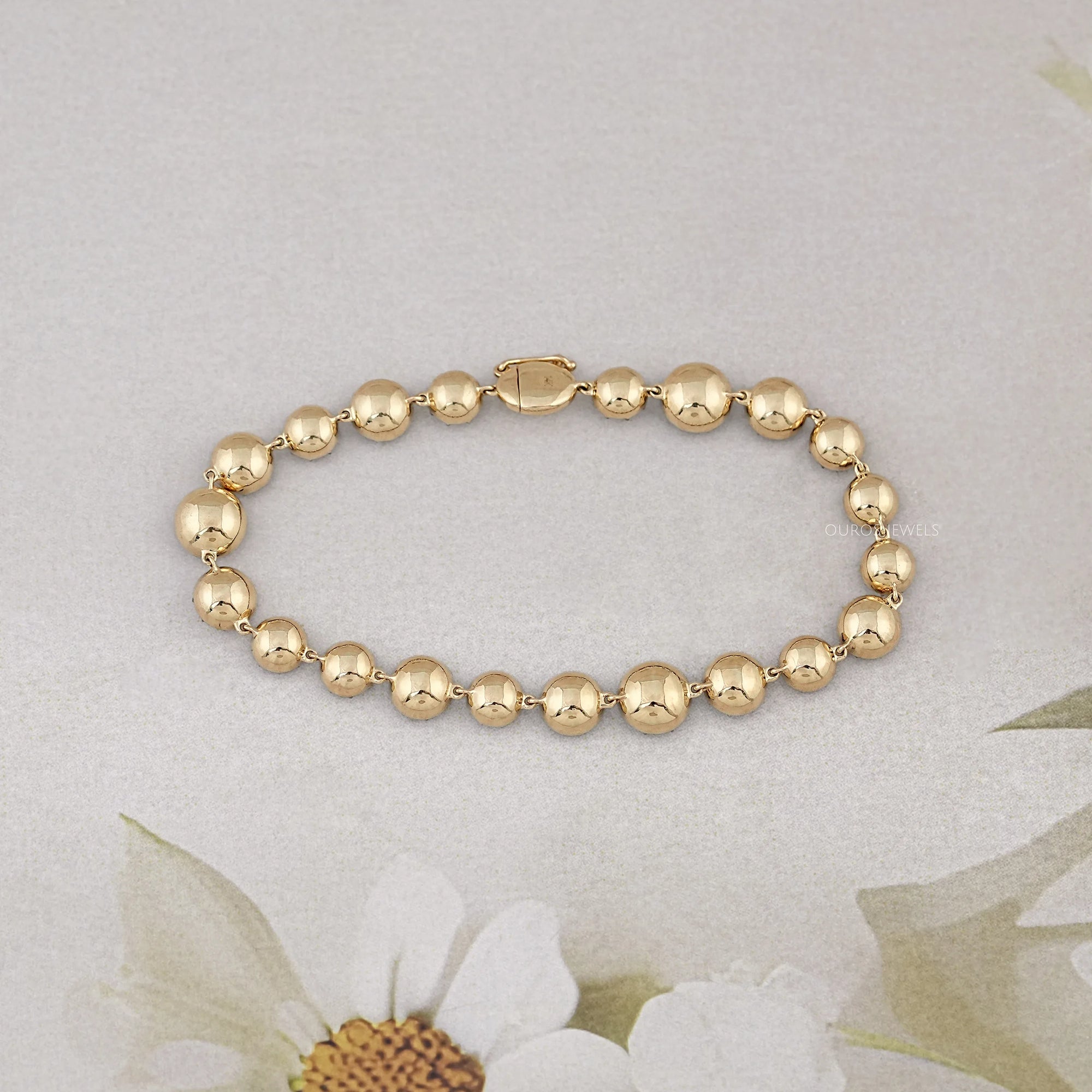 OEC Round Lab Diamond Black Coating Bracelet