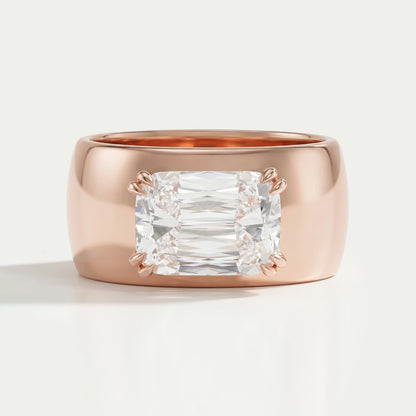Criss Cut Lab Grown Diamond  Engagement  Ring
