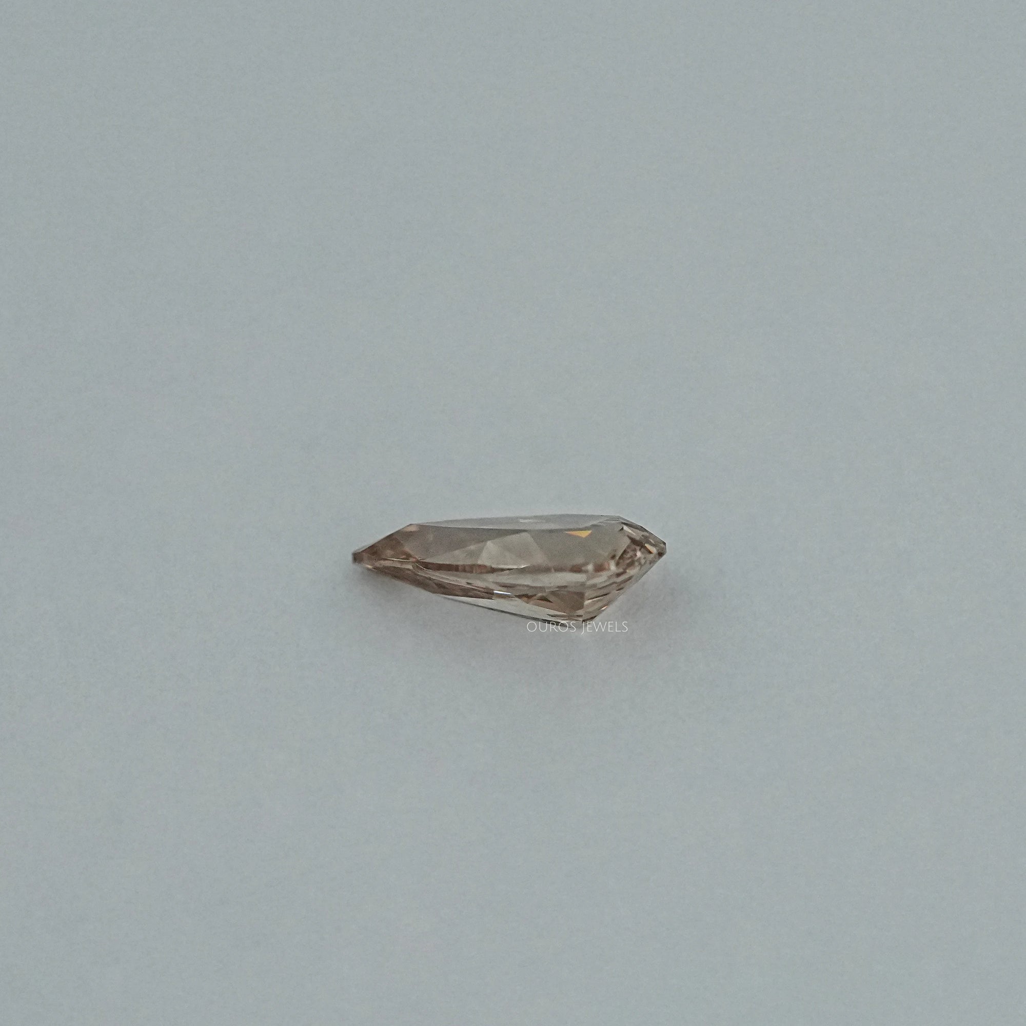 Champagne Old Mine Pear Cut Lab Diamond Loose Loose