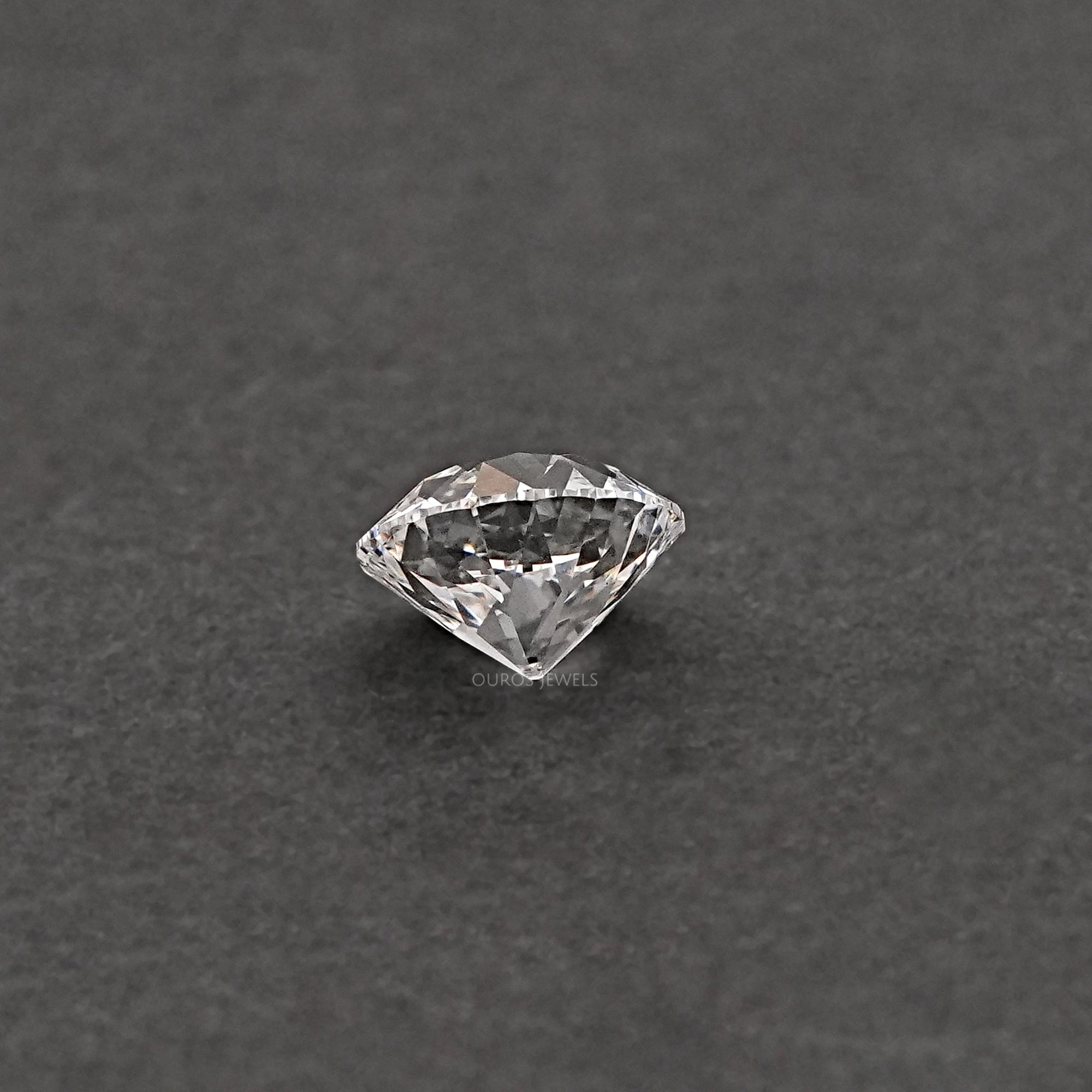 Flower Pattern Old European Round Cut Diamond Loose