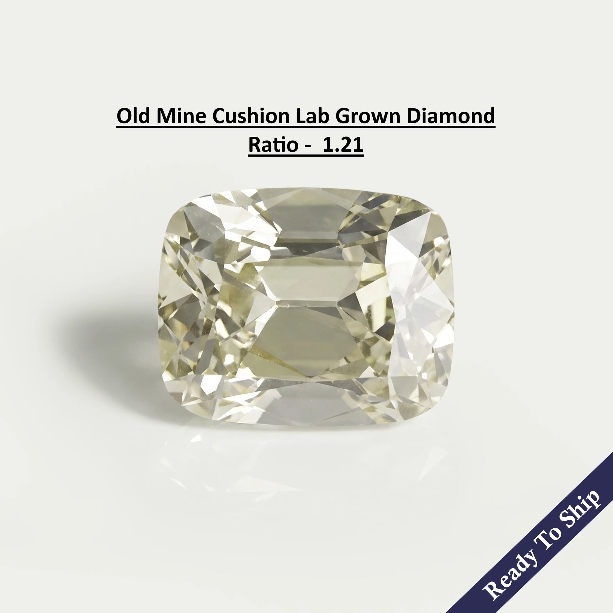 3.50 CT Loose Old Mine Cushion Lab Diamond Loose