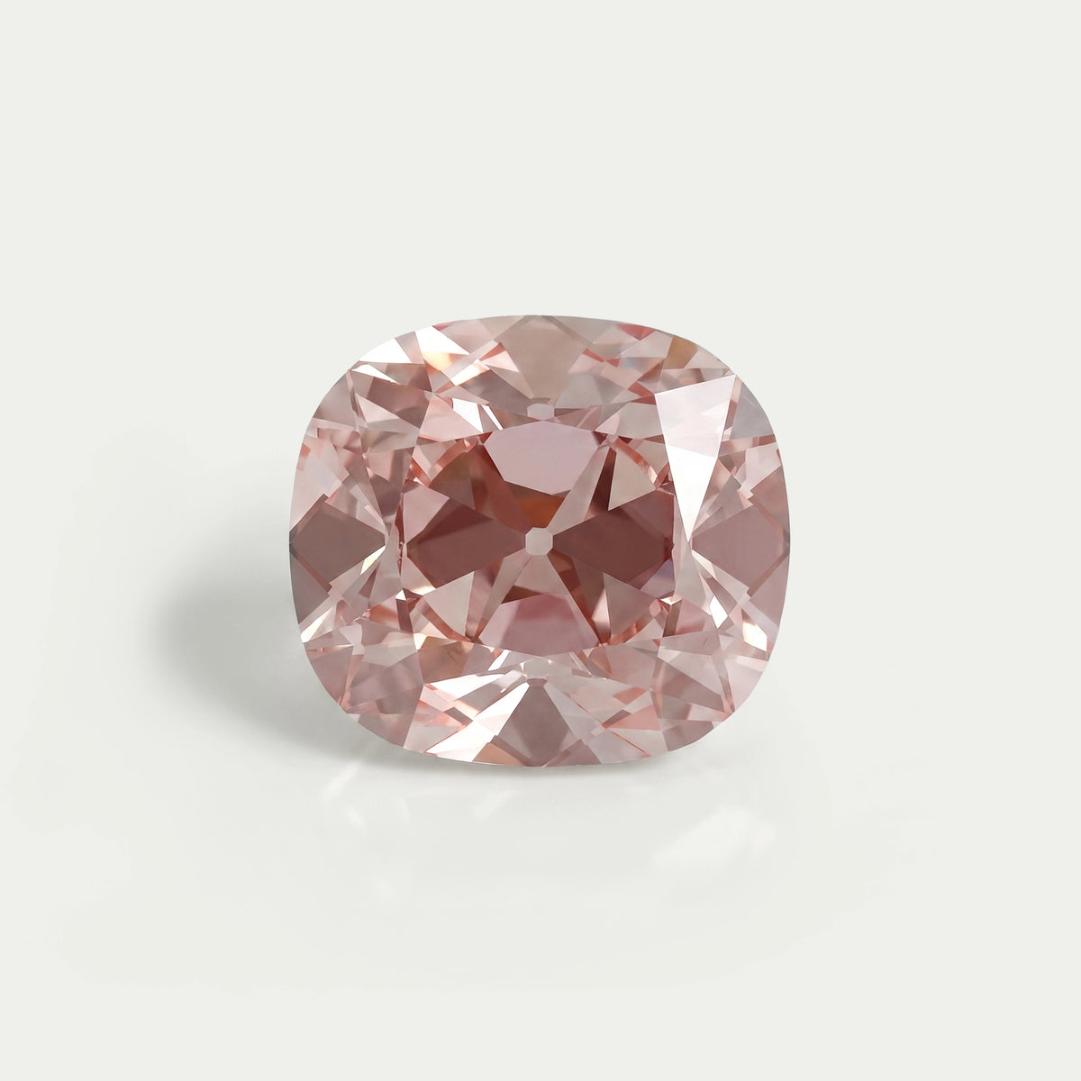 Fancy Vivid Pink Old Mine Cushion Lab-Diamond Loose