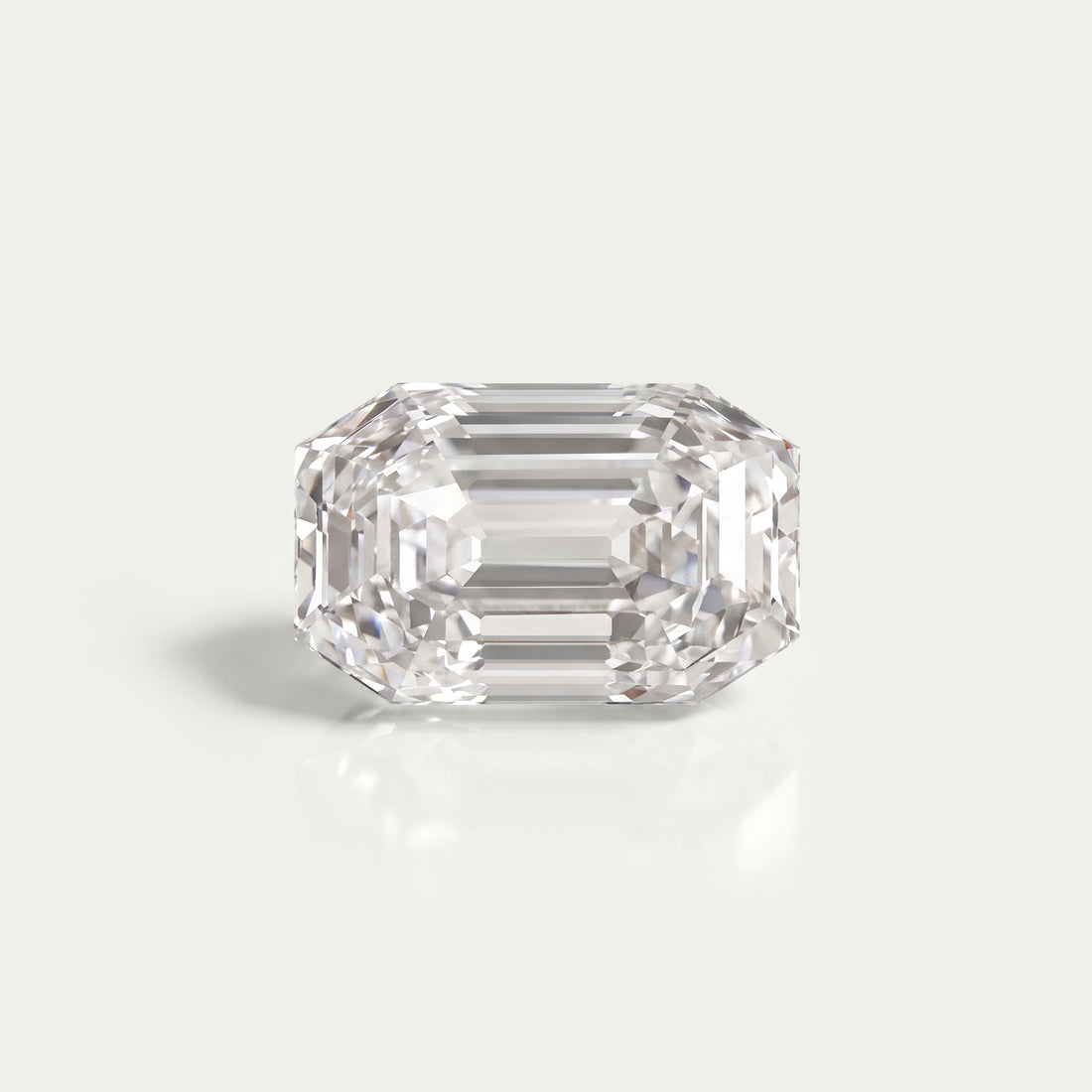 Old Cut Emerald Shape Lab Grown Diamond Loose