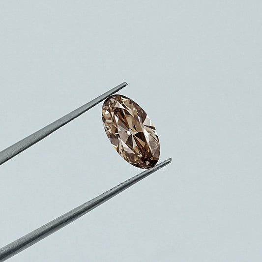 Old Mine Moval Lab Champagne Loose Diamond Loose