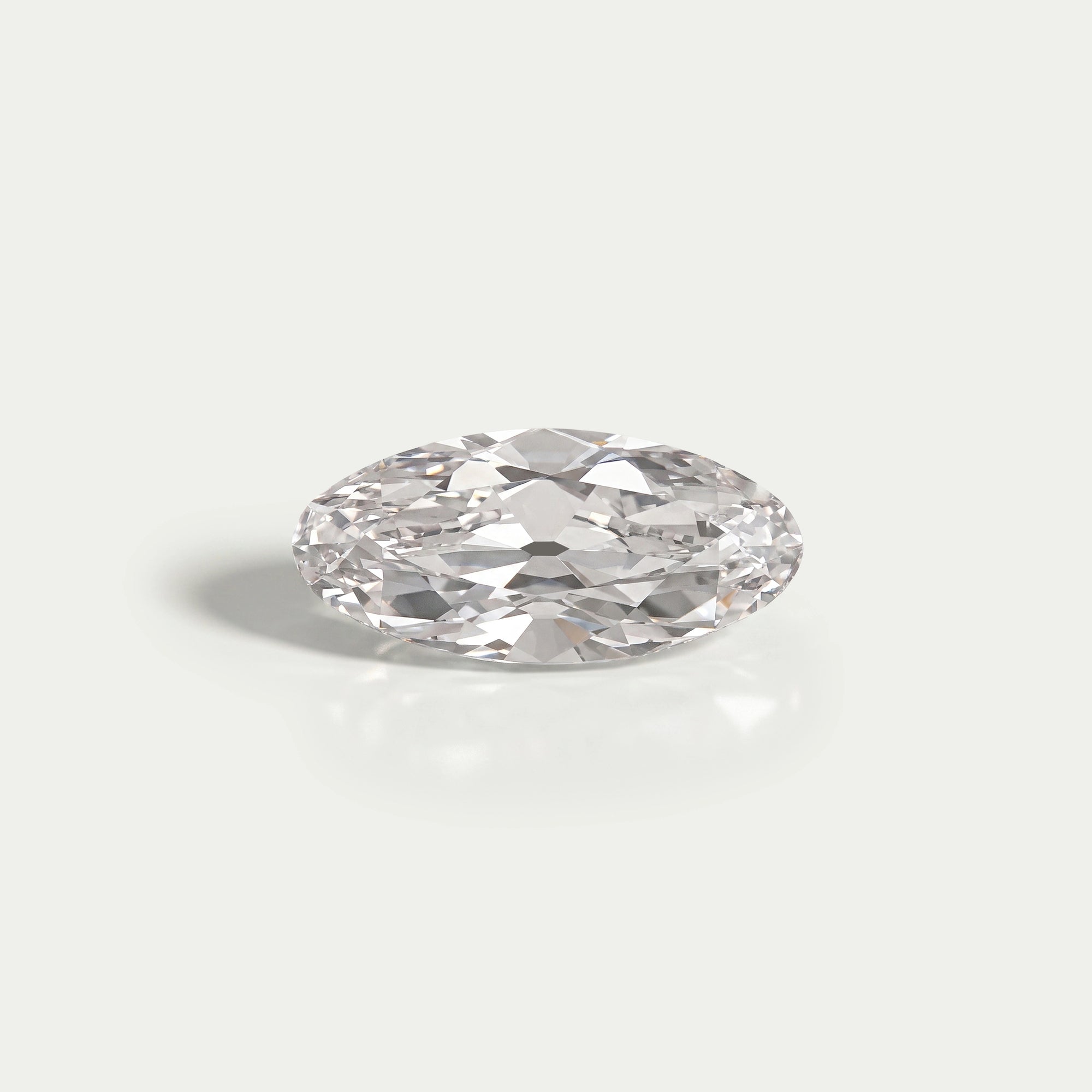 Old Mine Moval Cut Lab Grown Diamond Loose