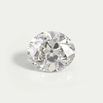 9.10 CT Old Mine Oval Cut Lab Grown Diamond Loose