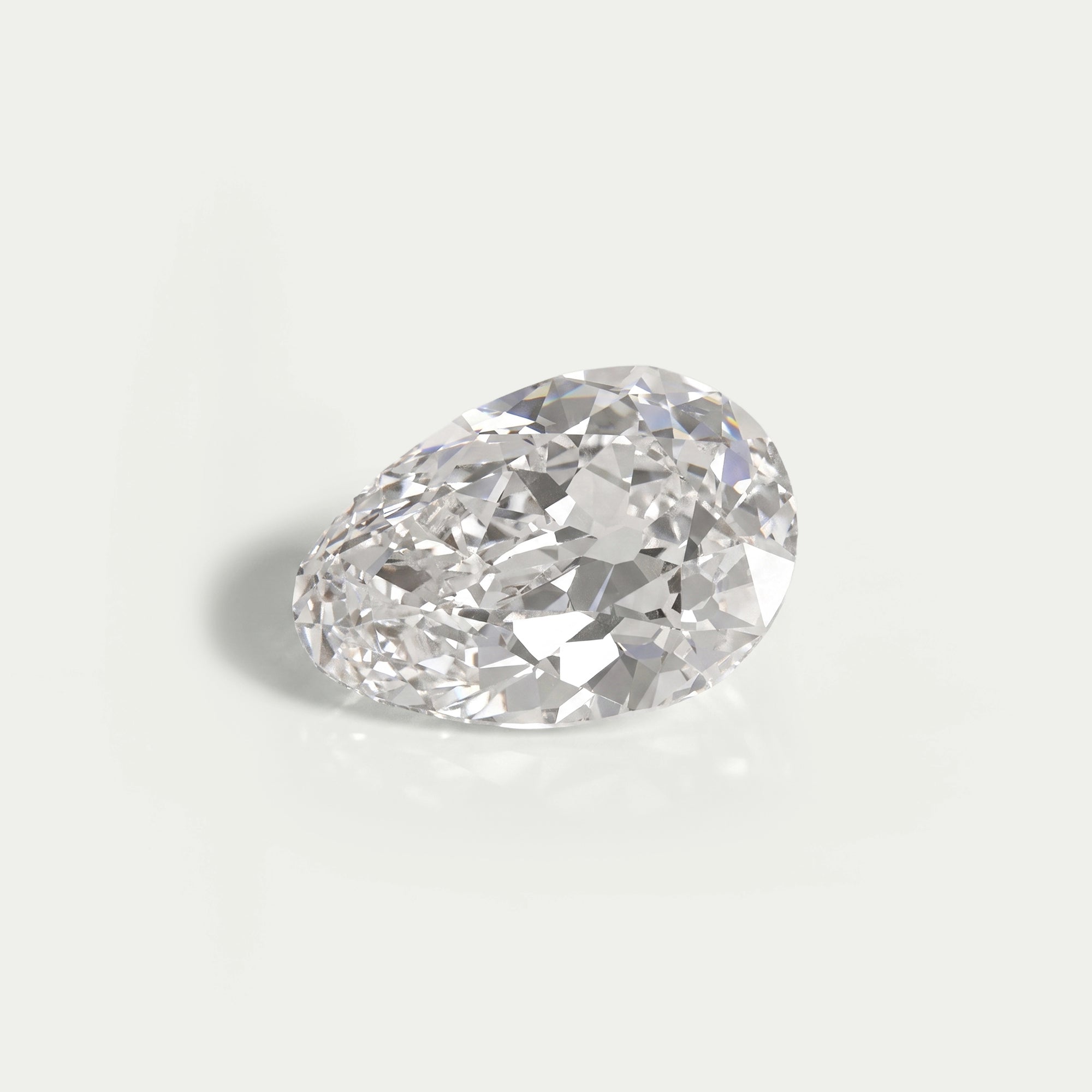 Old Mine Pear Cut Lab Grown Diamond Loose