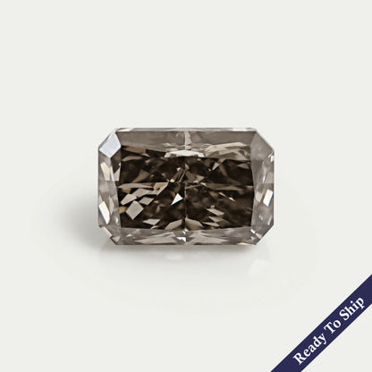 Olive Black Radiant Lab Grown Loose Diamond