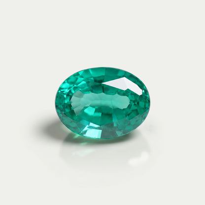 Oval Shape Colombian Green Gemstone Loose