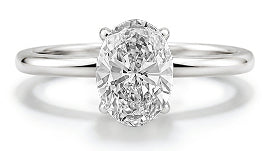 Oval Solitaire Ring