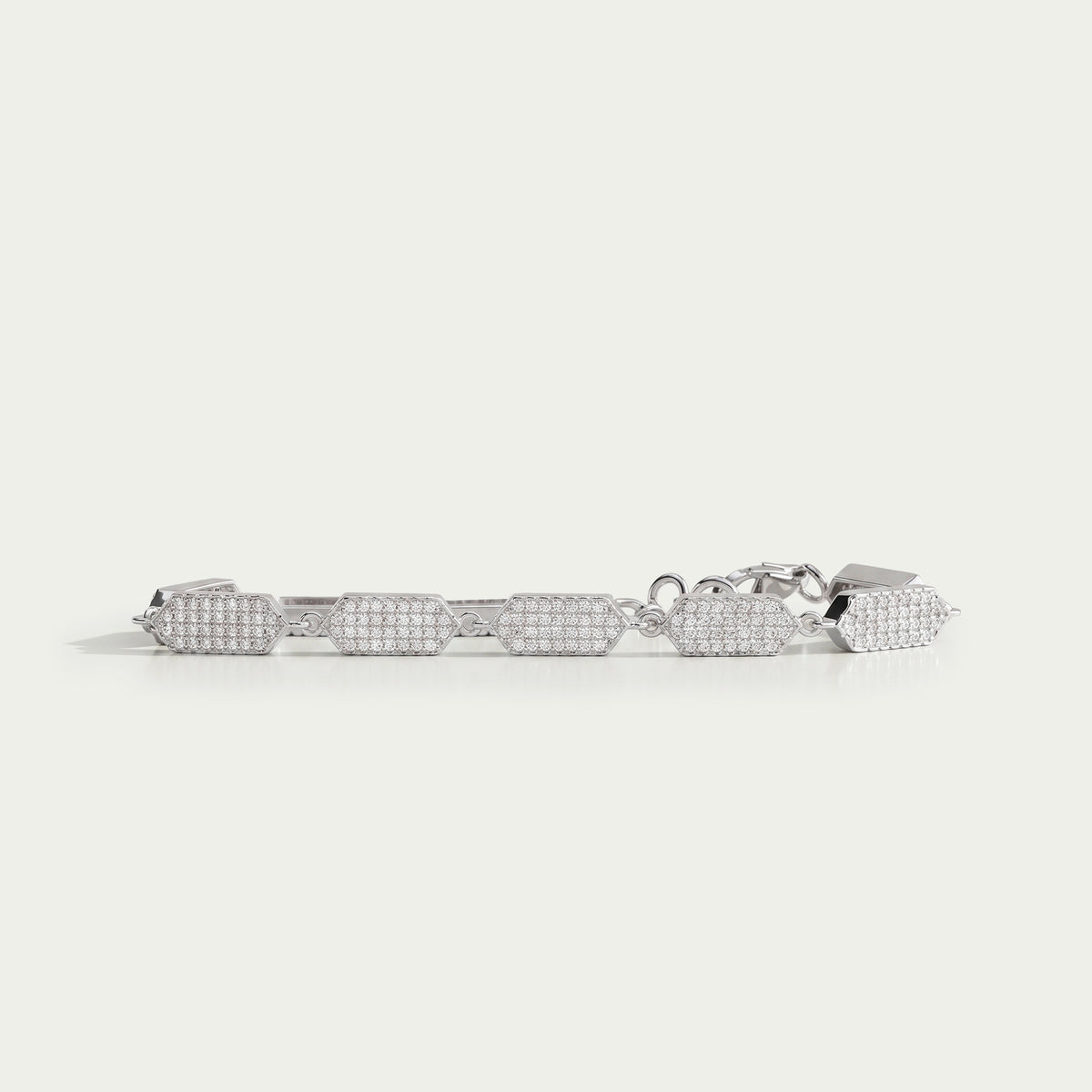 Pave Set Round Diamond Bracelet