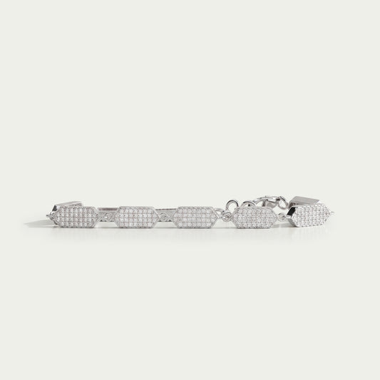 Pave Set Round Diamond Bracelet