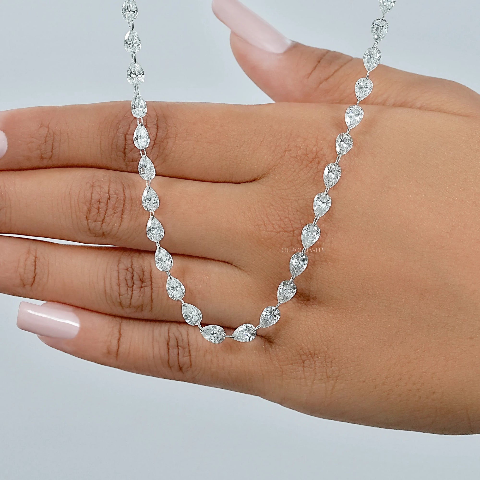 Drill Lab Diamond Tennis Necklace Necklaces