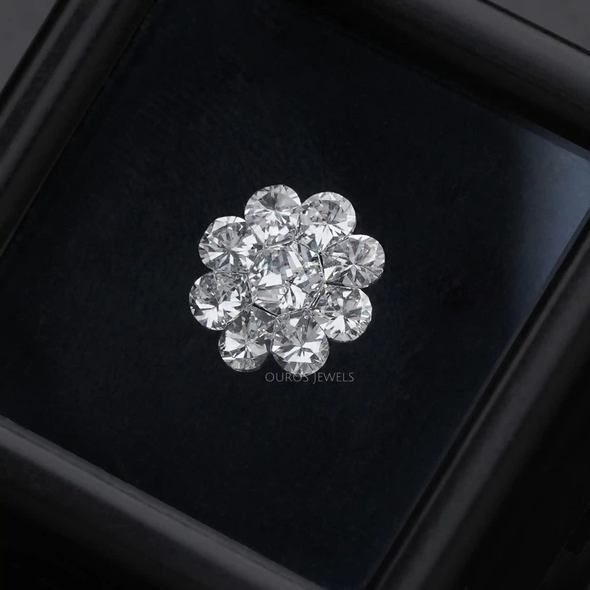 Round Pie Cut Lab Grown Diamond Loose