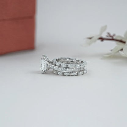 Princess Cut Diamond Wedding Bridal Ring Set Rings