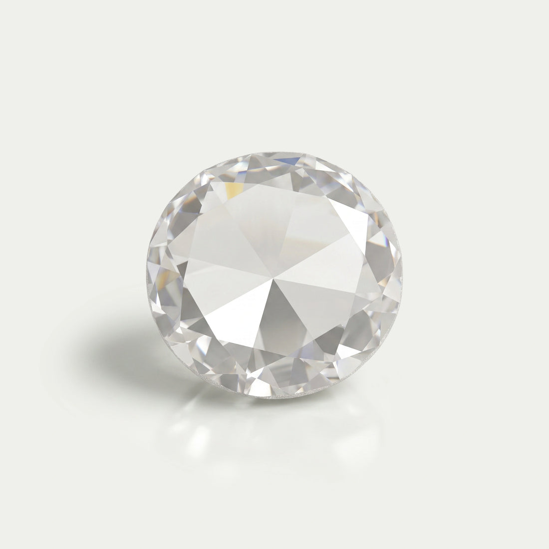 Rose Cut Round Lab Grown Diamond
