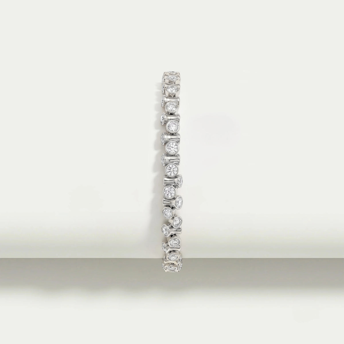 Round Brilliant Lab Diamond Tennis Bracelet Bracelet