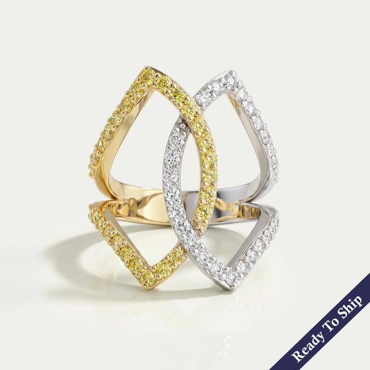 Round Cut Cocktail Party Wear Ring