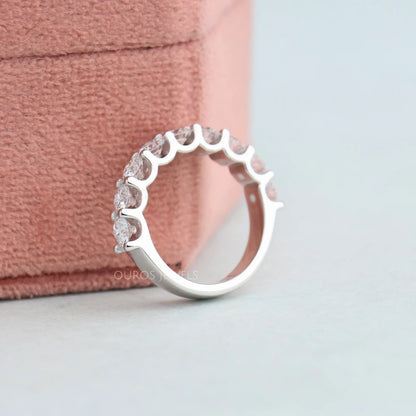 Brilliant Round Diamond Half Eternity Band