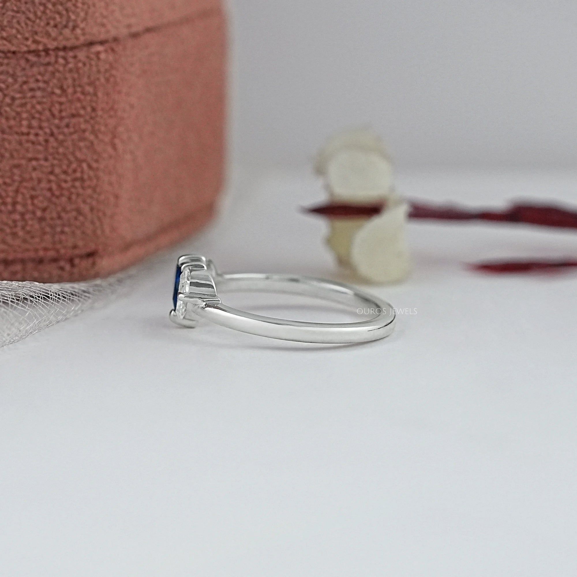 Pear Gemstone Toi Moi Engagement Ring Ring