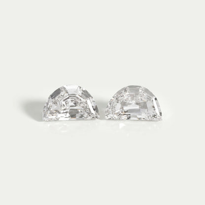 Half Moon Loose Diamond Pairs Loose
