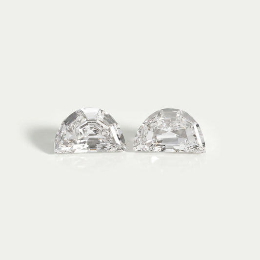Half Moon Loose Diamond Pairs Loose