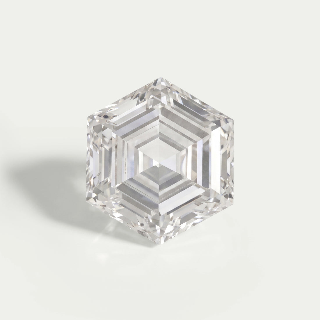 Step Cut Hexagonal Lab Antique Loose Diamond