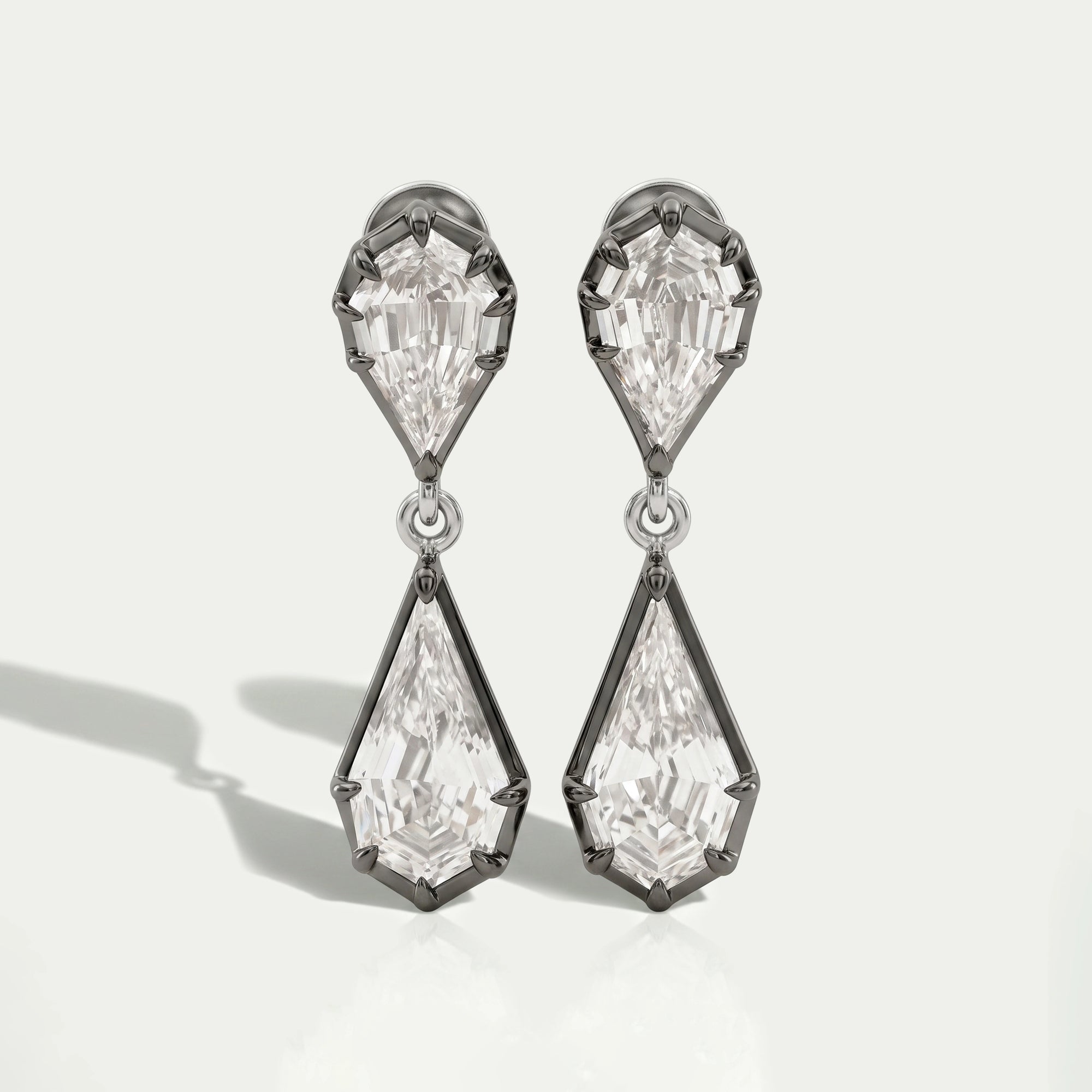 Step Cut Pear And Kite Cut Drop & Dangle Earrings Earrings