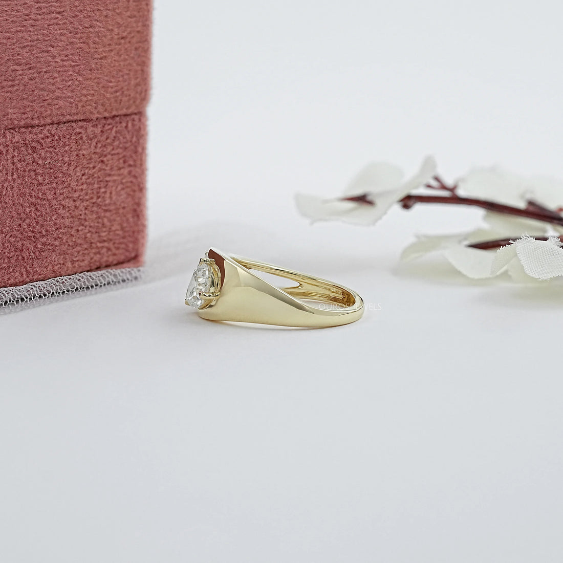 Multi Shape Lab Diamond Three Stone Ring Ring