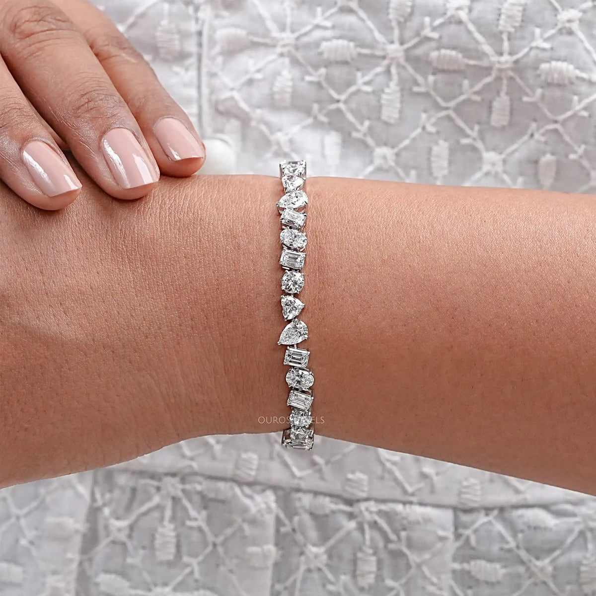 Brilliant Multi Shape Lab Diamond Bracelet Bracelet