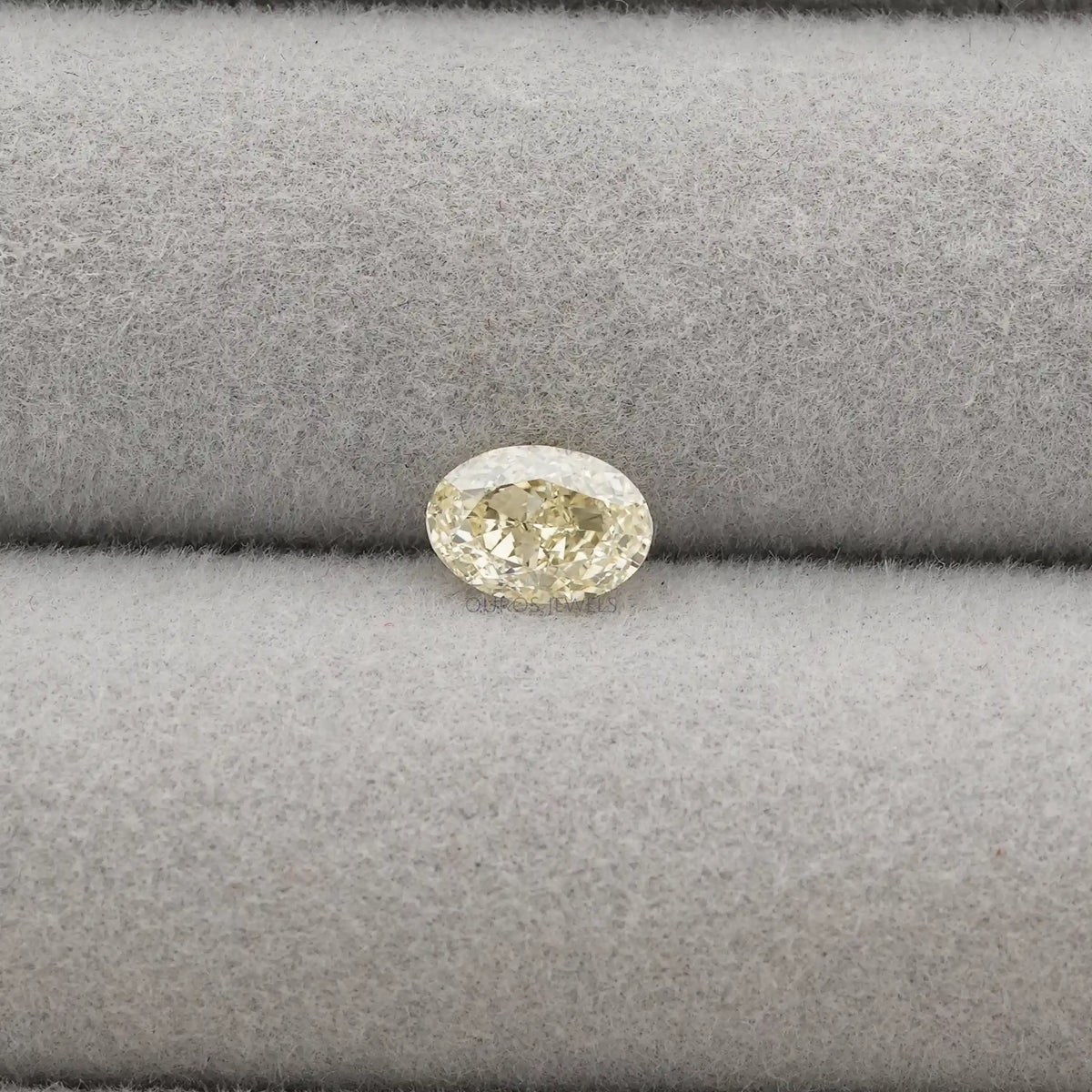 Fancy Yellow Oval Cut Lab Grown Diamond
