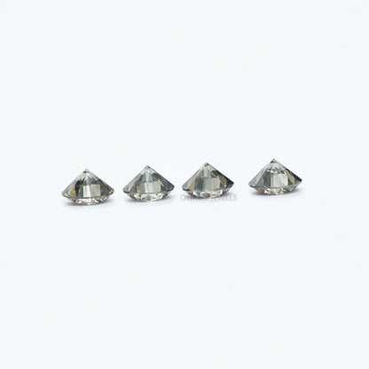 Black Round Cut Lab Grown Diamond Loose