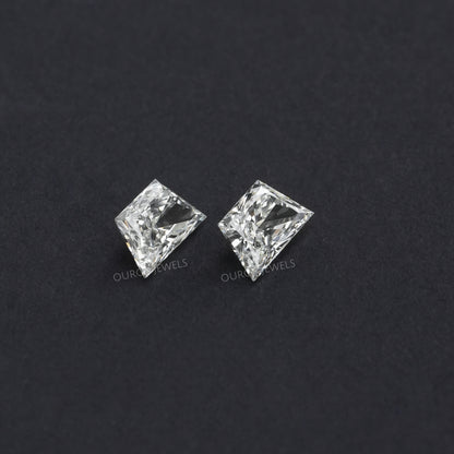 Trapezoid Brilliant Cut Matching Pair Diamond, 2.00 TCW Lab Grown Diamond, Lab Made Loose Diamond, CVD Diamond For Statement Jewelry Sample Items