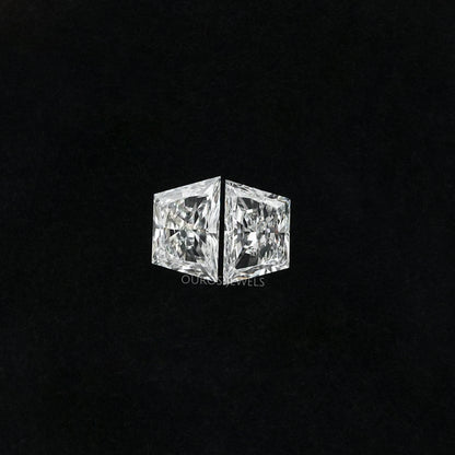 Trapezoid Brilliant Cut Matching Pair Diamond, 2.00 TCW Lab Grown Diamond, Lab Made Loose Diamond, CVD Diamond For Statement Jewelry Sample Items