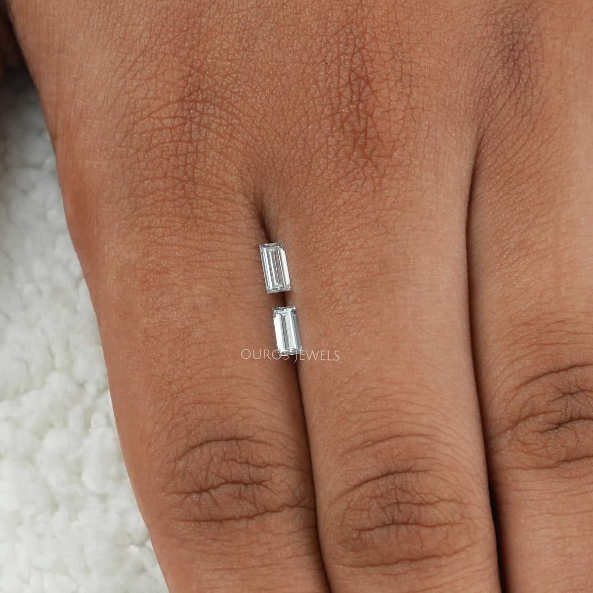Baguette Cut Lab Grown Diamond Pair Loose