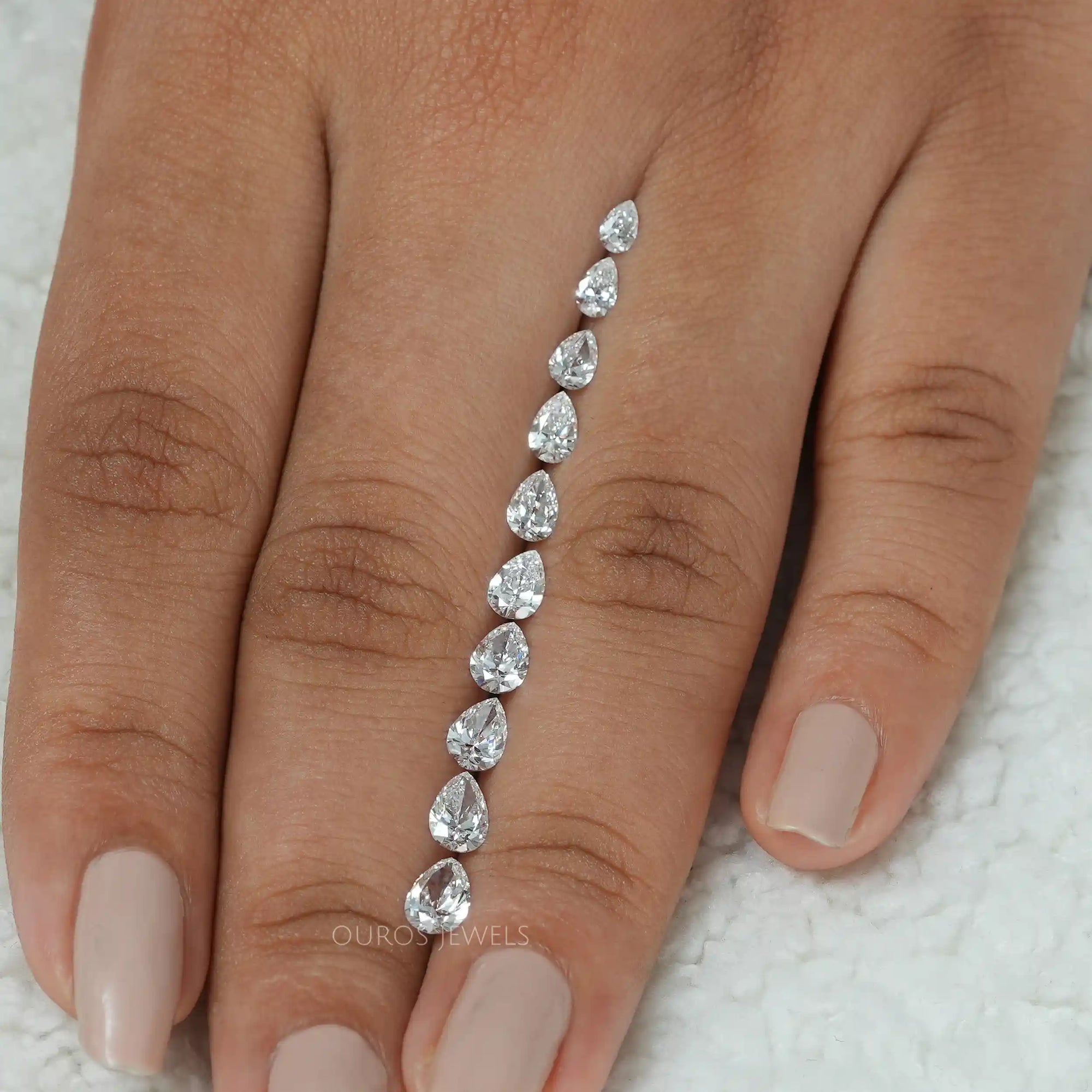 Pear Cut Lab Grown Diamond Loose Loose