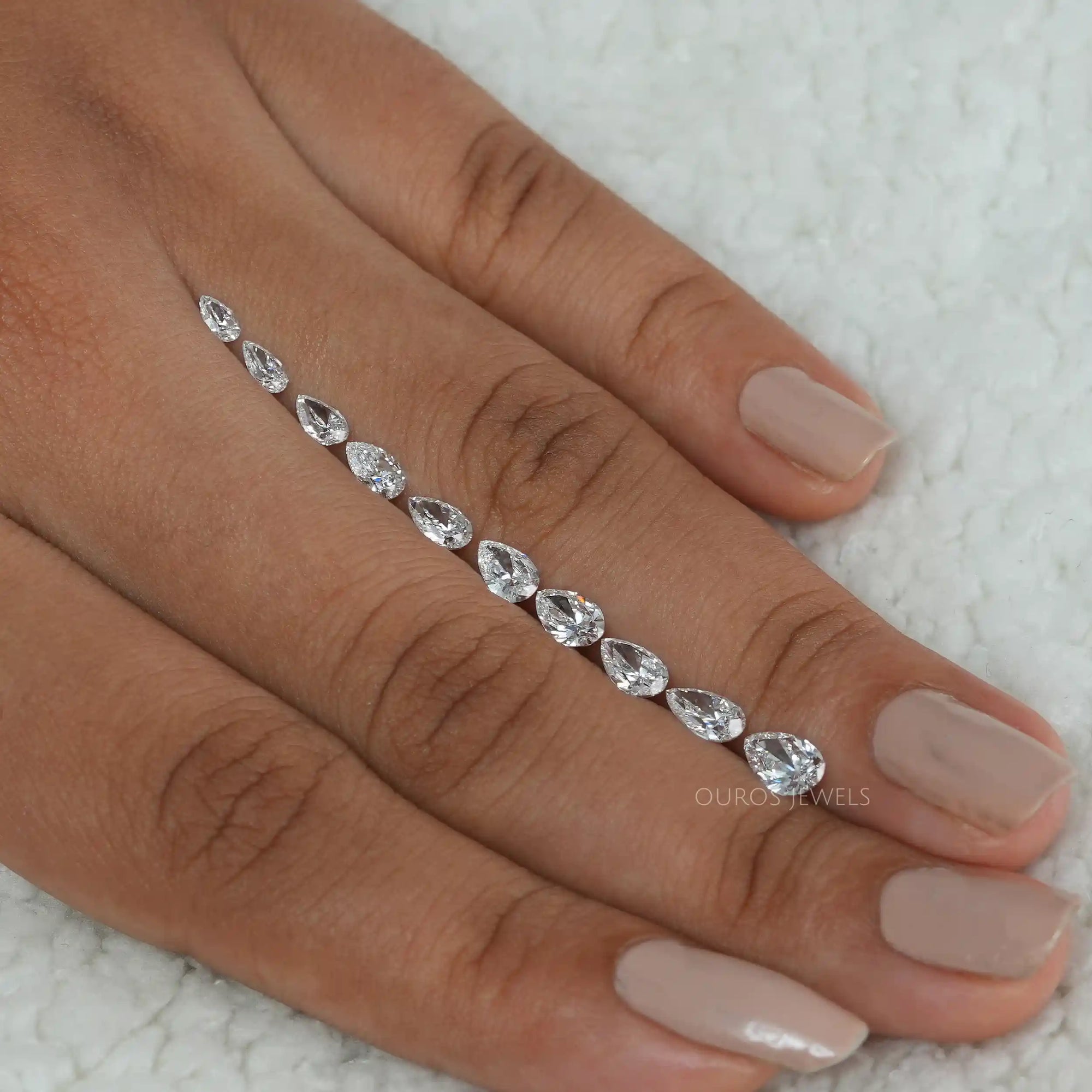 Pear Cut Lab Grown Diamond Loose Loose
